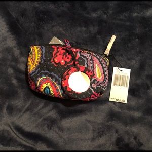 Brand new Vera Bradley makeup bag with mirror.